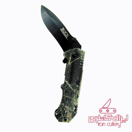 چاقو تاشو باک استتار برگ مدل BUCK BL212